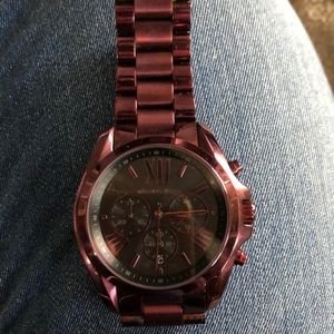 Purple Michael kors watch